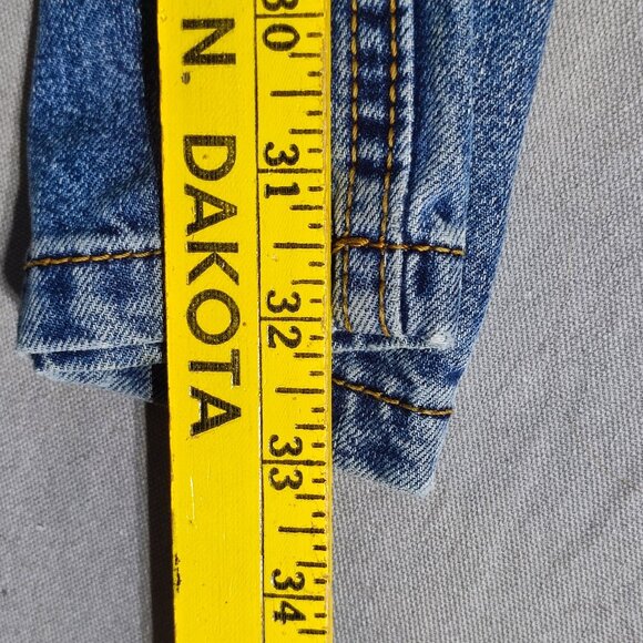 Massimo Dutti Jeans  men's size 30/32 denim blue colour slim fit straight denim - Picture 12 of 13